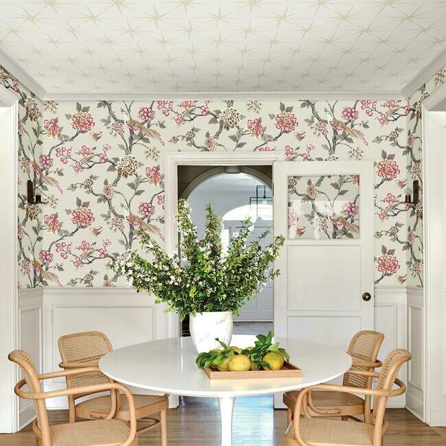 Fanciful Wallpaper - Crane & Home