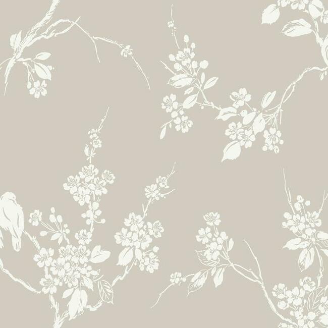 Imperial Blossoms Branch Wallpaper - Crane & Home