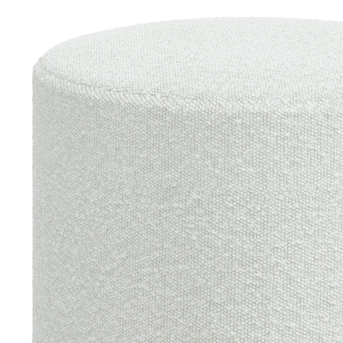 cream boucle stool from Crane & Home